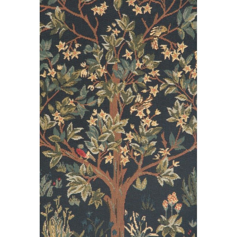 Tree of Life Green William Morris Belgian Wall Tapestry