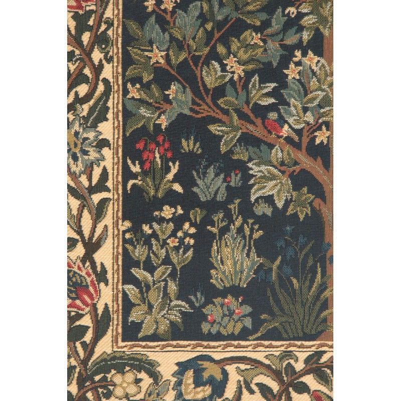 Tree of Life Green William Morris Belgian Wall Tapestry