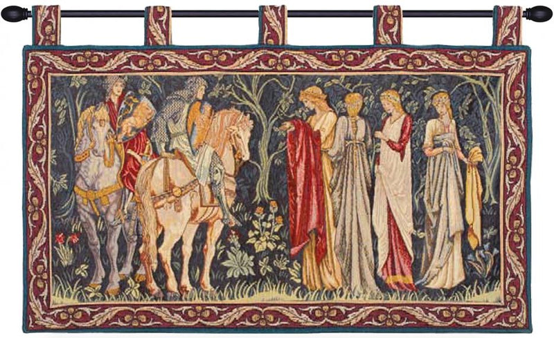 Knights of Camelot with Loops French Wall Tapestry