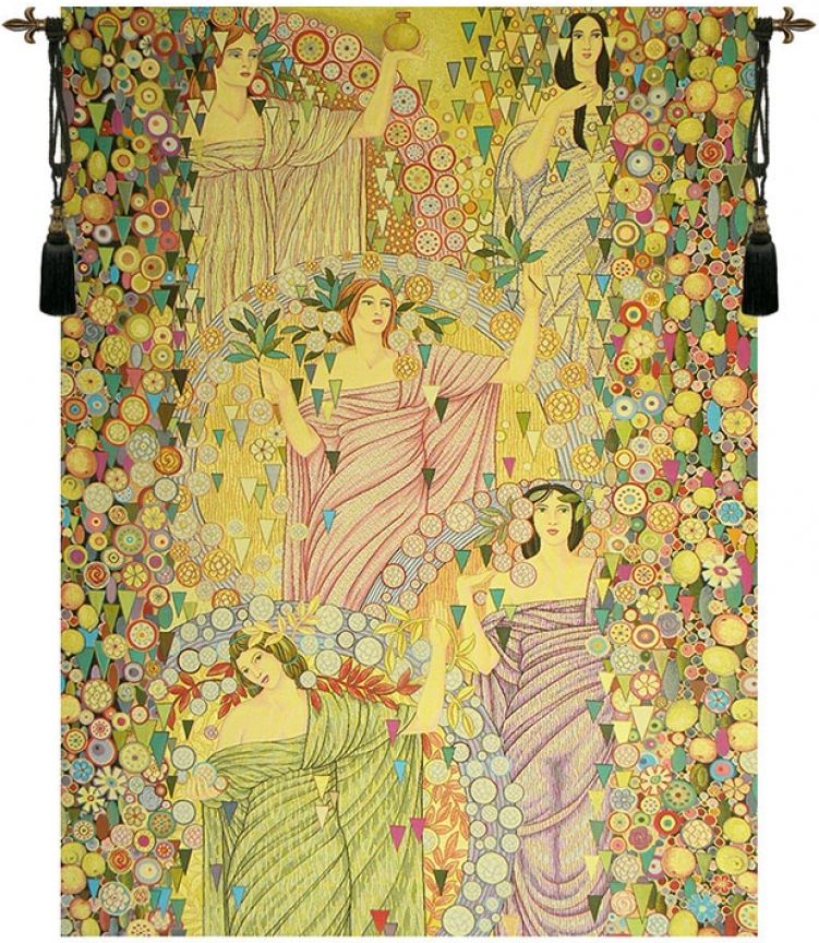 Primavera Vertical Italian Wall Tapestry