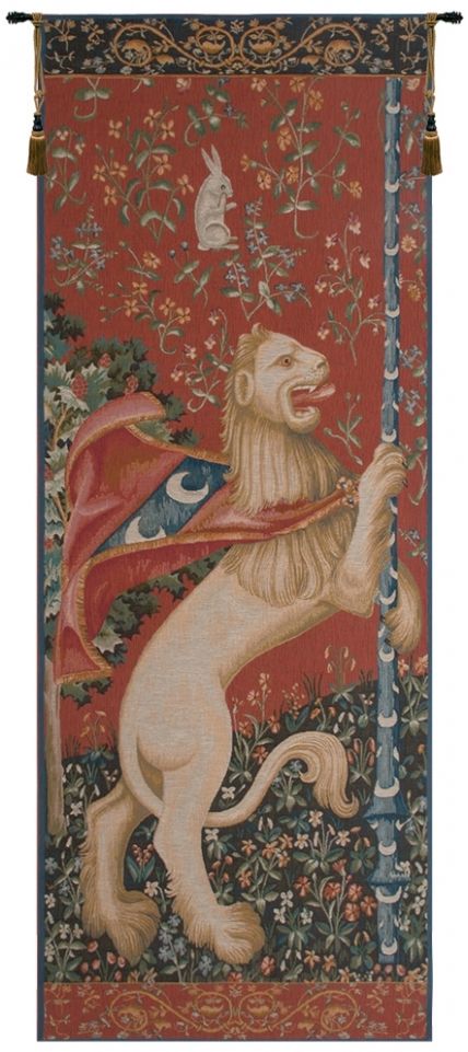 Portiere Lion French Wall Tapestry