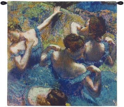 Blue Dancers Belgian Wall Tapestry