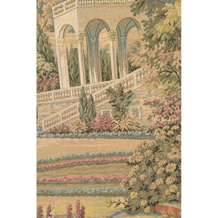 Lake Como Terrace Italian Wall Tapestry
