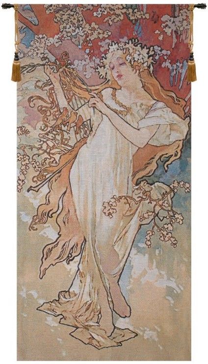 Nouveau Spring Belgian Wall Tapestry
