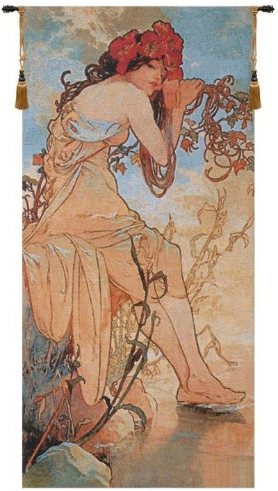 Nouveau Summer Belgian Wall Tapestry