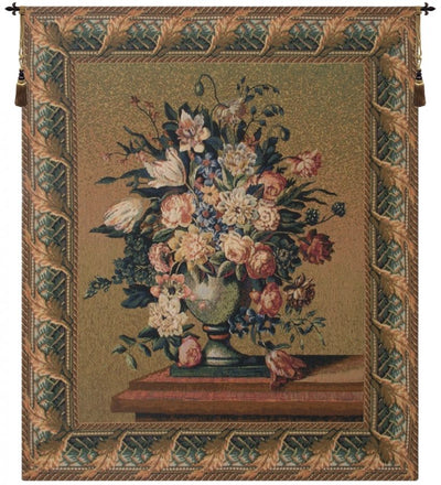 Breughel's Vase (Green) Belgian Wall Tapestry