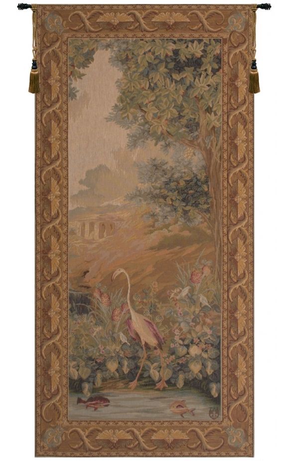 Le Point Deau Flamant Rose French Wall Tapestry