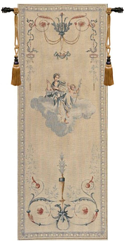 Portiere Blue Lady French Wall Tapestry