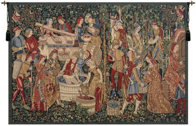 Vendanges Red Belgian Wall Tapestry