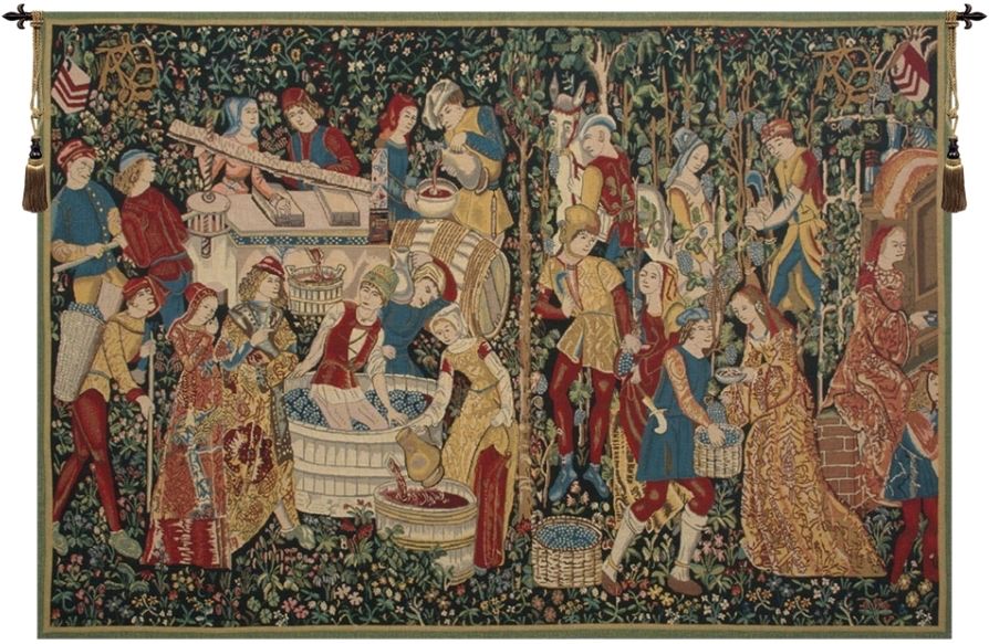 Vendanges II Belgian Wall Tapestry