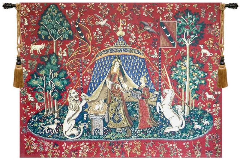 Lady and the Unicorn Belgian Wall Tapestry