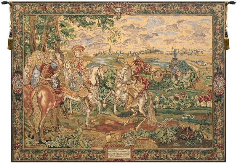 Capture of Lille Belgian Wall Tapestry
