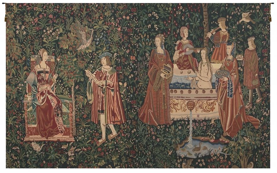 Unicorn Bath & Reading Belgian Wall Tapestry