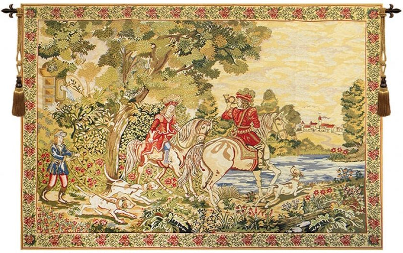Noble Hunt Belgian Wall Tapestry