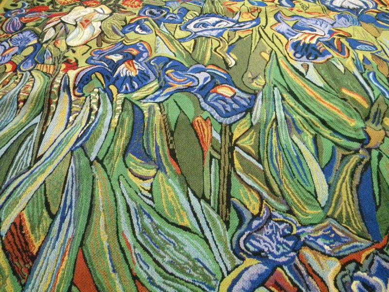 Les Iris Belgian Wall Tapestry