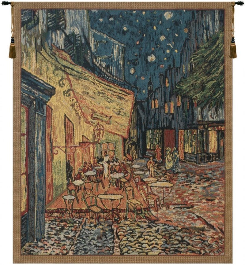 Van Gogh Terrace Belgian Wall Tapestry