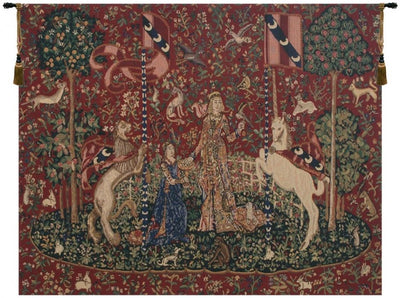Lady and the Unicorn Taste Belgian Wall Tapestry