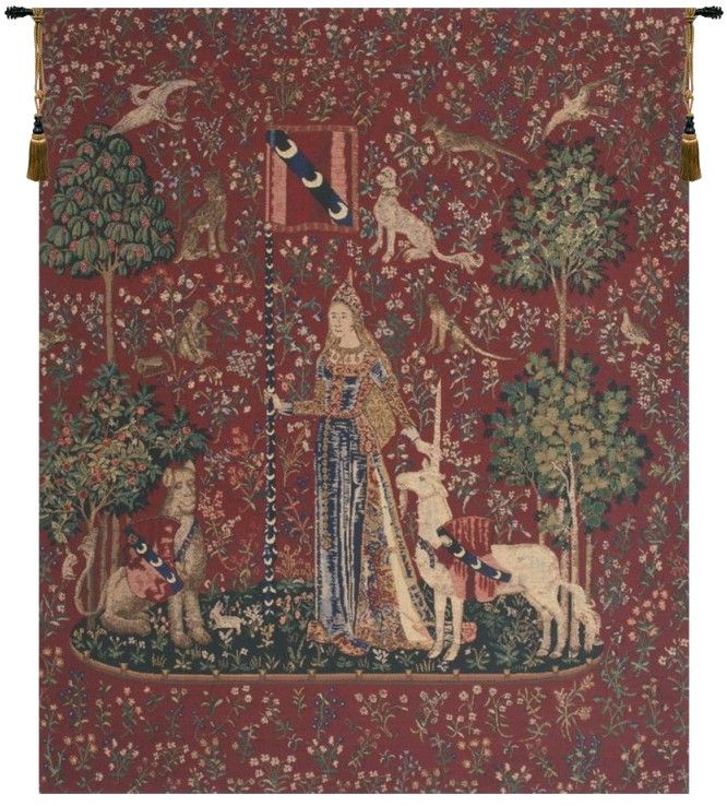 Lady and the Unicorn Touch I Belgian Wall Tapestry