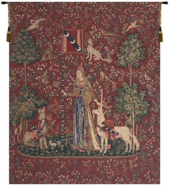 Lady and the Unicorn Touch I Belgian Wall Tapestry
