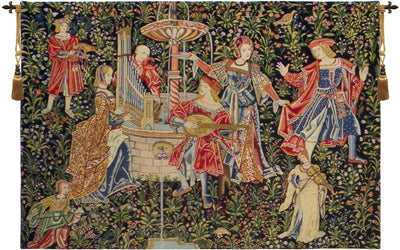 Medieval Concert Belgian Wall Tapestry