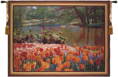 Keukenhof I Belgian Wall Tapestry