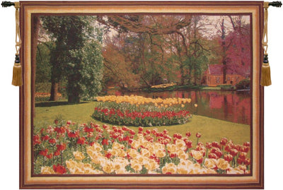 Keukenhof II Belgian Wall Tapestry