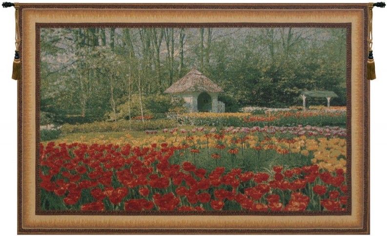 Keukenhof IV Belgian Wall Tapestry