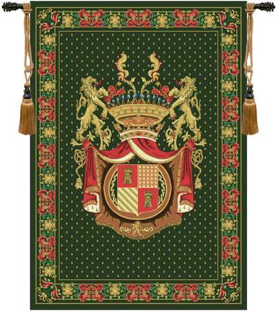Royal Crest II Belgian Wall Tapestry