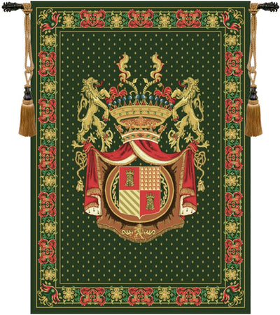 Royal Crest II Belgian Wall Tapestry
