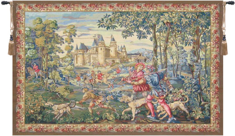 La Chasse Belgian Wall Tapestry
