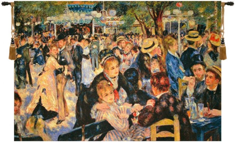 Bal du Moulin de la Galette Belgian Wall Tapestry