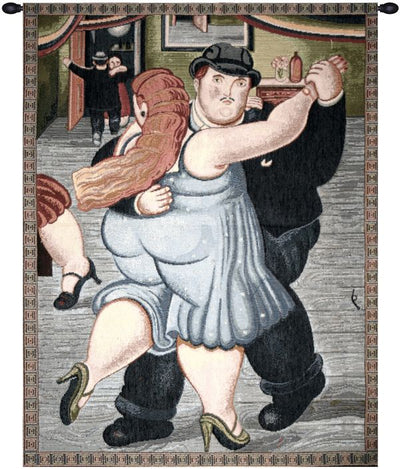 Botero Blu Italian Wall Tapestry