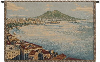 Gulf of Naples Italian Wall Tapestry