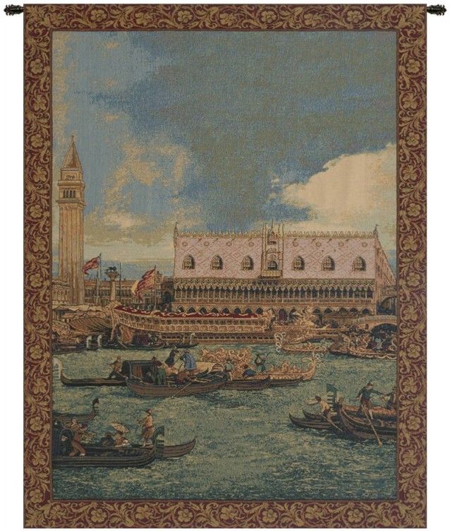 Bucintoro Vertical Italian Wall Tapestry