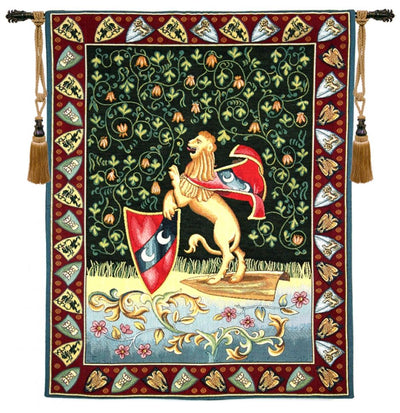 Lion Medieval Italian Wall Tapestry
