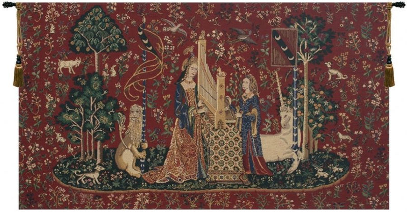 Lady and the Unicorn Organ Belgian Wall Tapestry