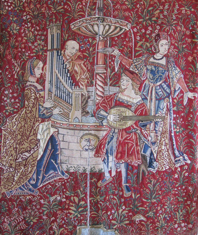 Concert Red Belgian Wall Tapestry