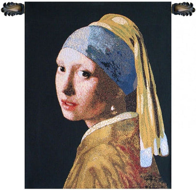Girl with Pearl Earring I Belgian Wall Tapestry