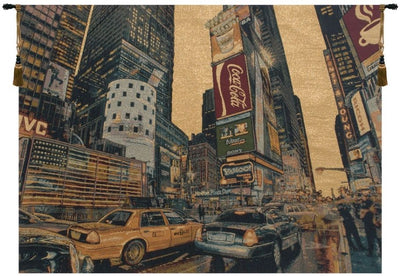 Times Square New York Italian Wall Tapestry