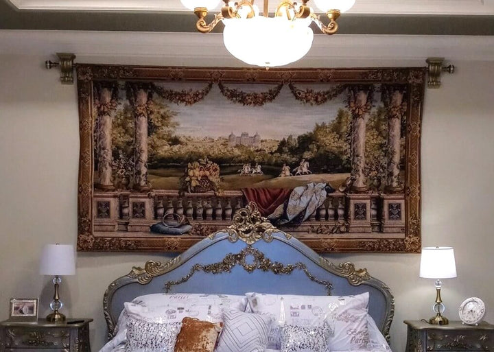 Maison Royale II Wide French Wall Tapestry