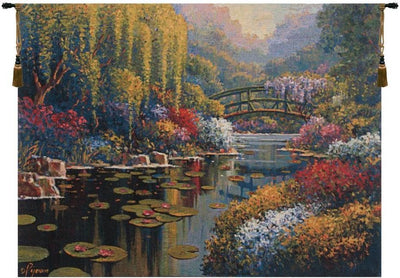 Giverny Pond Belgian Wall Tapestry