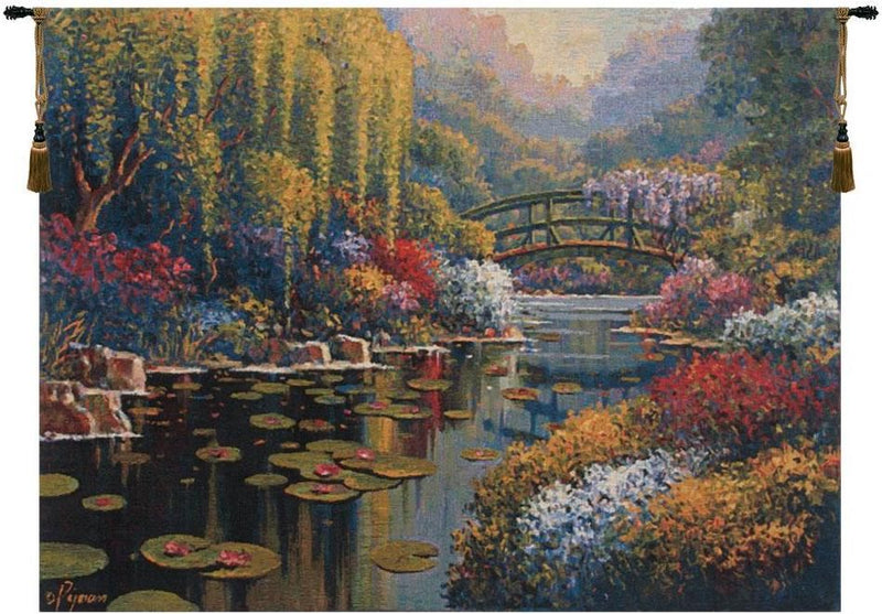 Giverny Pond Belgian Wall Tapestry