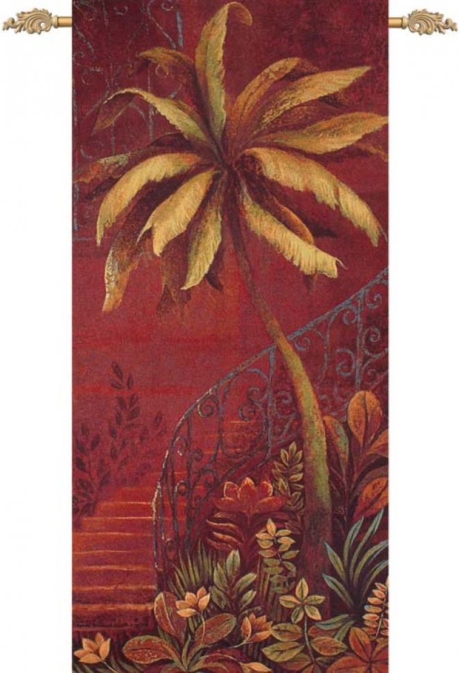 Courtyard Staircase Wall Tapestry
