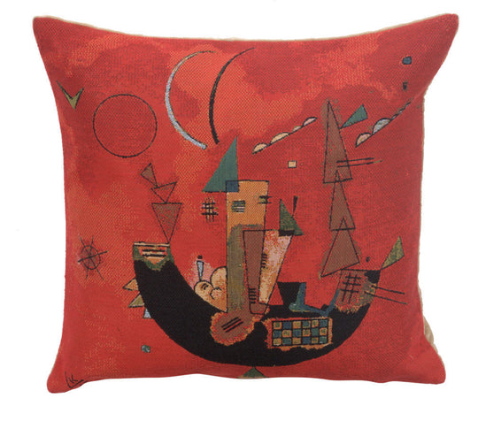 Kandinsky's Mit und Gegen European Pillow Cover