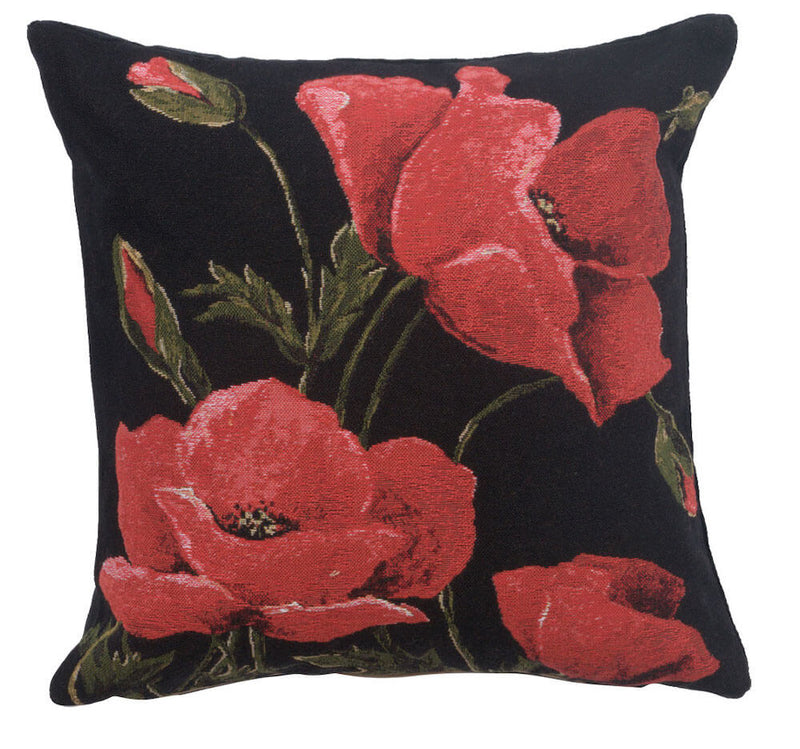 Poppies Small European Pillow Cover