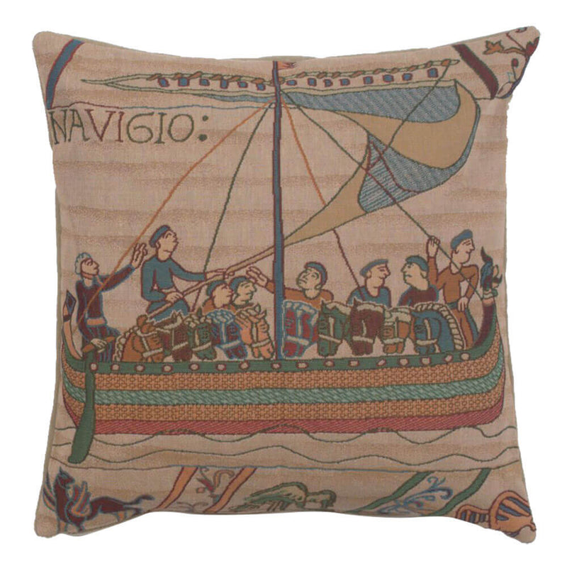 Bayeux The Boat Large French Pillow Cover