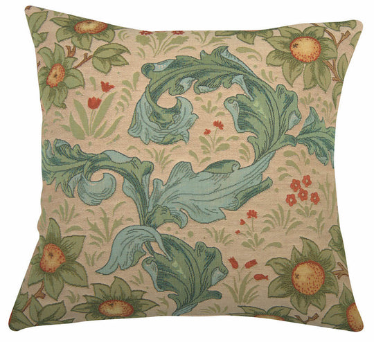 Arabesques w-Orange Tree Light French Pillow Cover