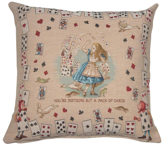 The Pack of Cards Alice In Wonderland French Pillow Cover