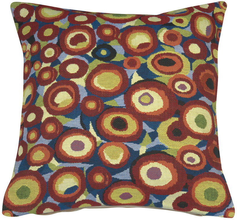 Klimt Circles Pillow Cover