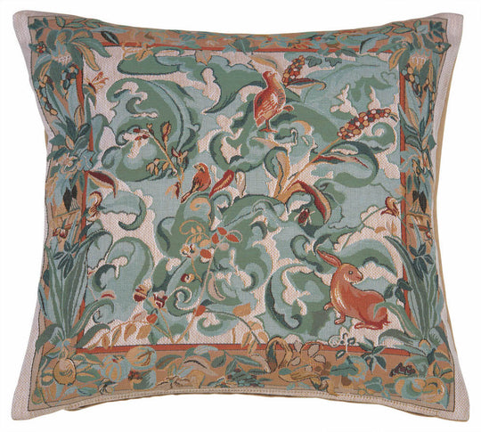 Animals with Aristoloches Light French Pillow Cover
